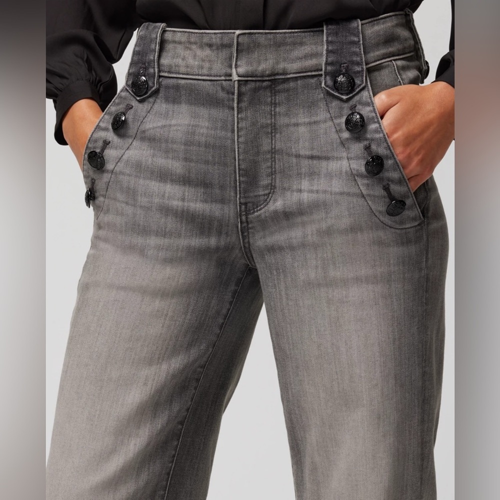 White House Black Market High-Rise Mariner Wide Leg Jeans